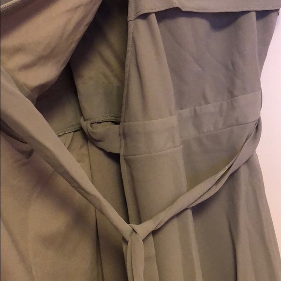 Grey-lilac surplice wrap dress - Picture 8 of 8